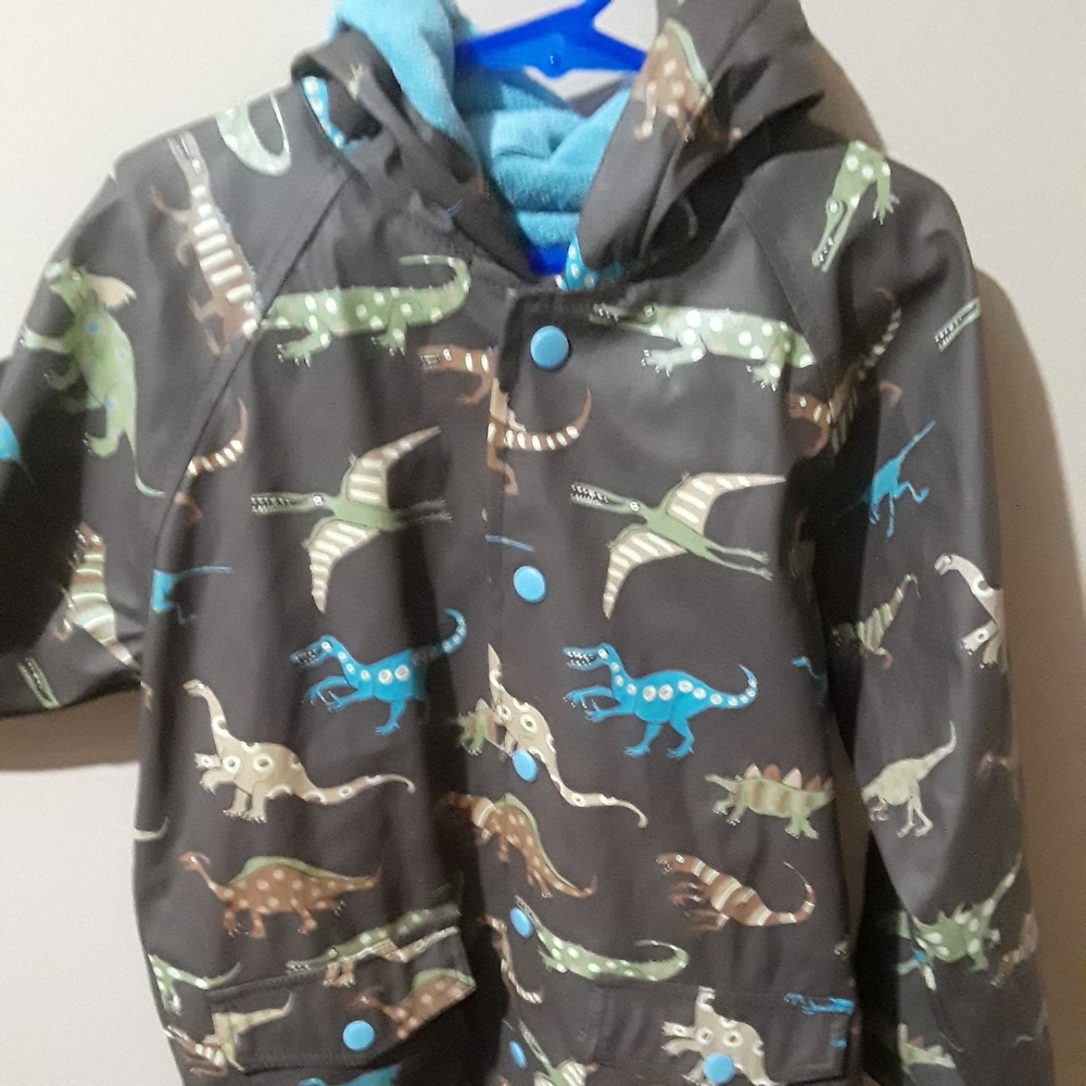 Dinosaurs Hatley Boy lined Rain Jacket  Size 7